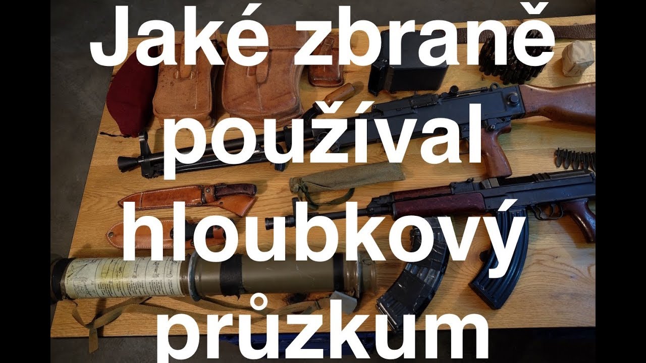 Jaké zbraně a vybavení používal hloubkový průzkum v roce 1994