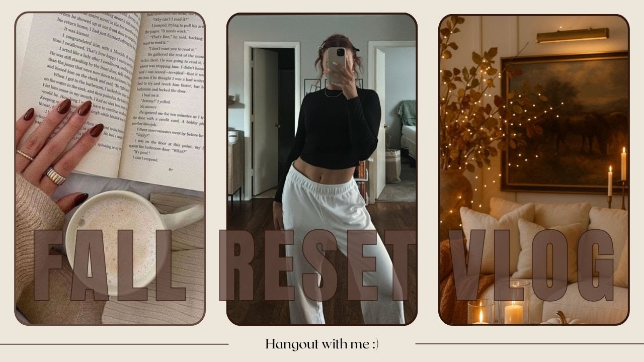 Fall Reset Vlog | Fall Fashion + Recipes + Cleaning + Goal Setting + Everything Shower + Self Care