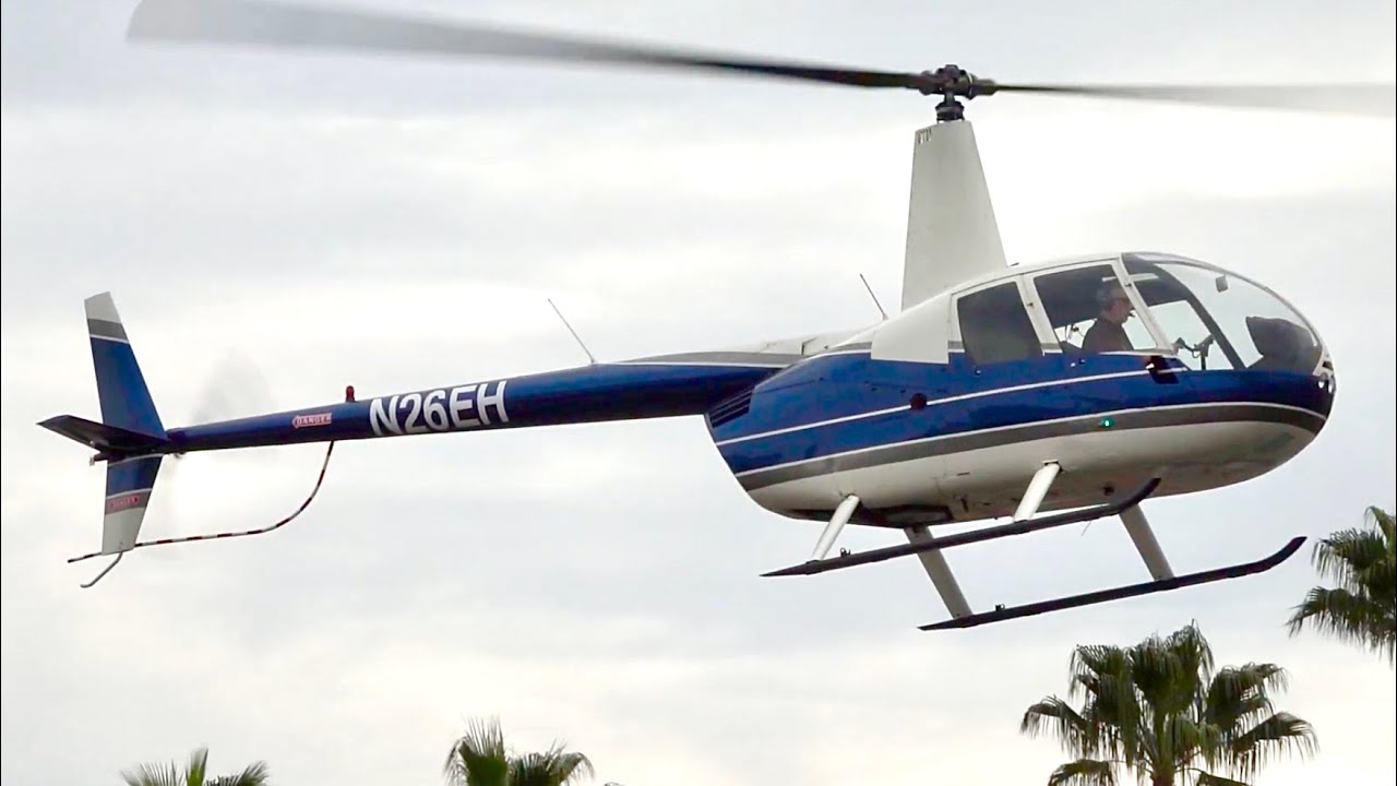 Robinson R44 | Anaheim HAI Heli-Expo 2024 Fly-In #helicopter #aviation #video #cool #engineering