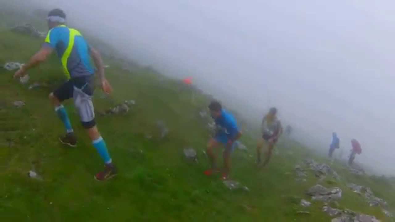 Zegama Aizkorri 2015 - Head of the race and full ascent with Kilian to Andraitz