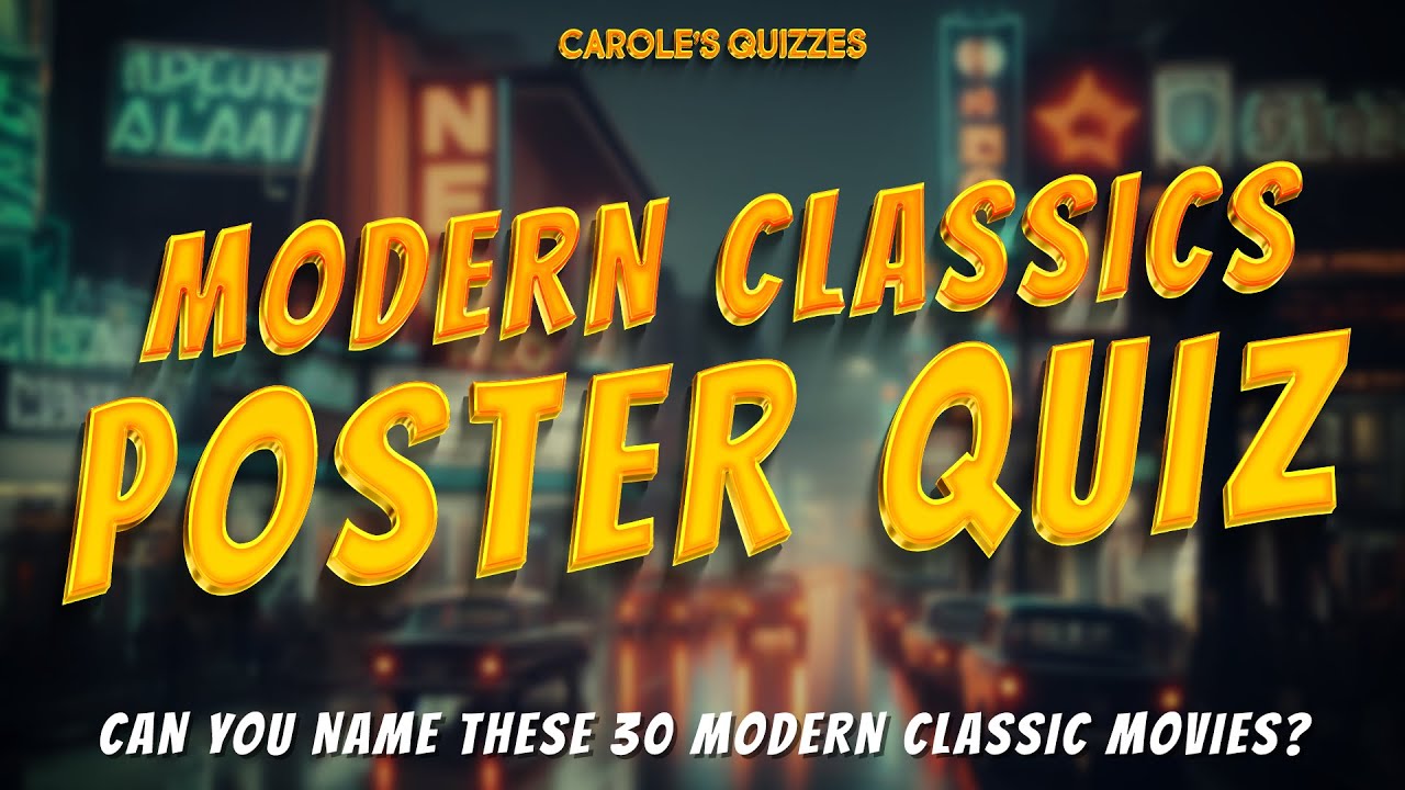 Modern Classics Movie Poster Quiz: Can You Name These 30 Films?