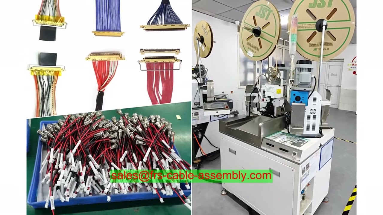 Custom Micro Coaxial Cable I-PEX 20374-R35E-31-S 20374-040E-01 20374-040E-11 20374-040E-21