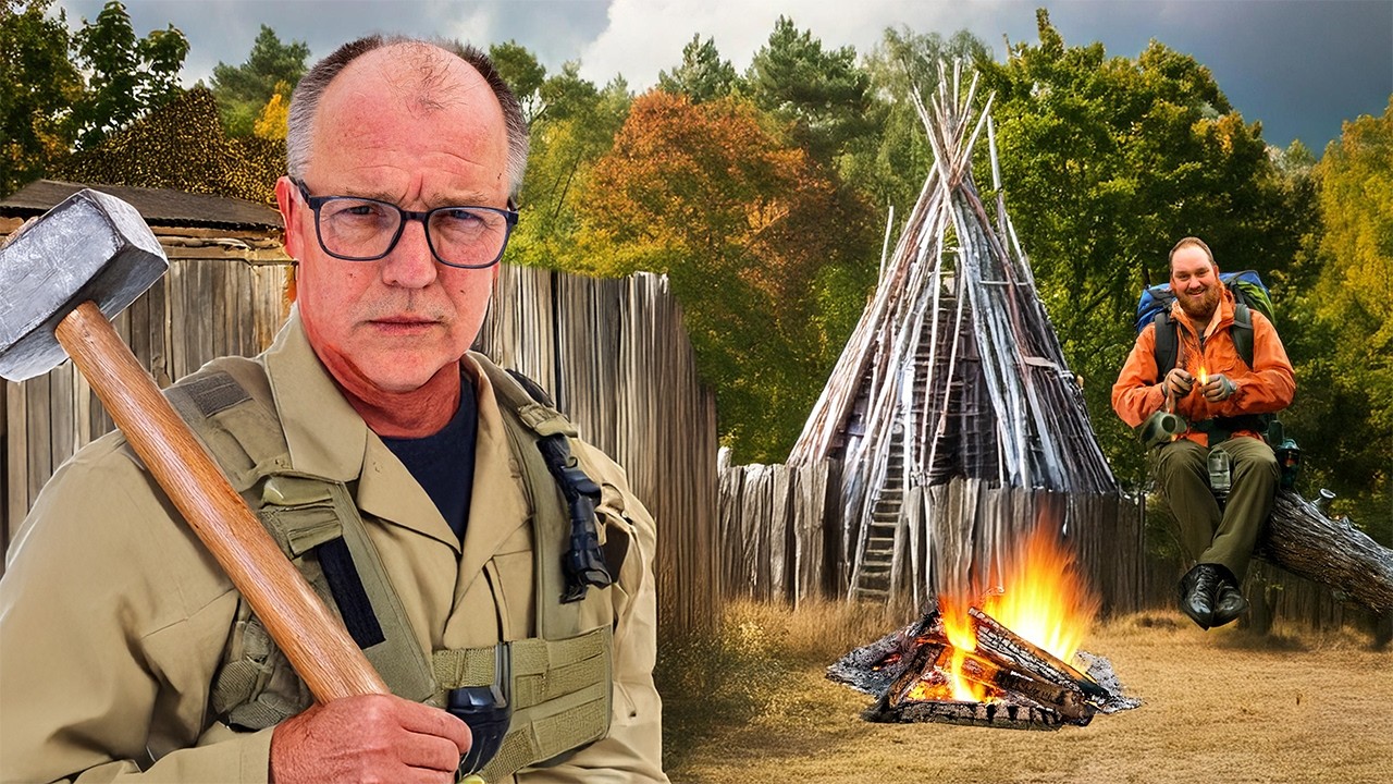 Dorf Survival in der Zombie-Apokalypse: So baust du ein Tipi und kochst am Lagerfeuer I Udo & Wilke