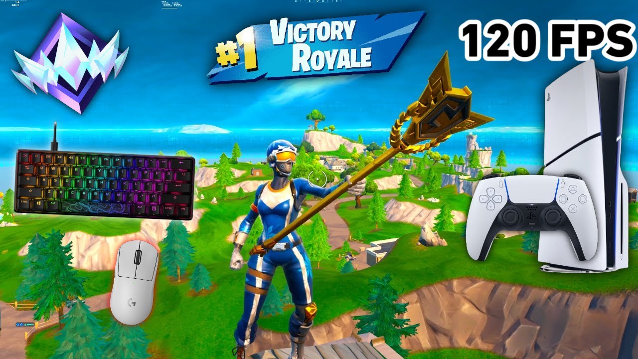 Fortnite Unreal Ranked Reload On PS5 Slim | Keyboard & Mouse Gameplay | 120 FPS | 4K