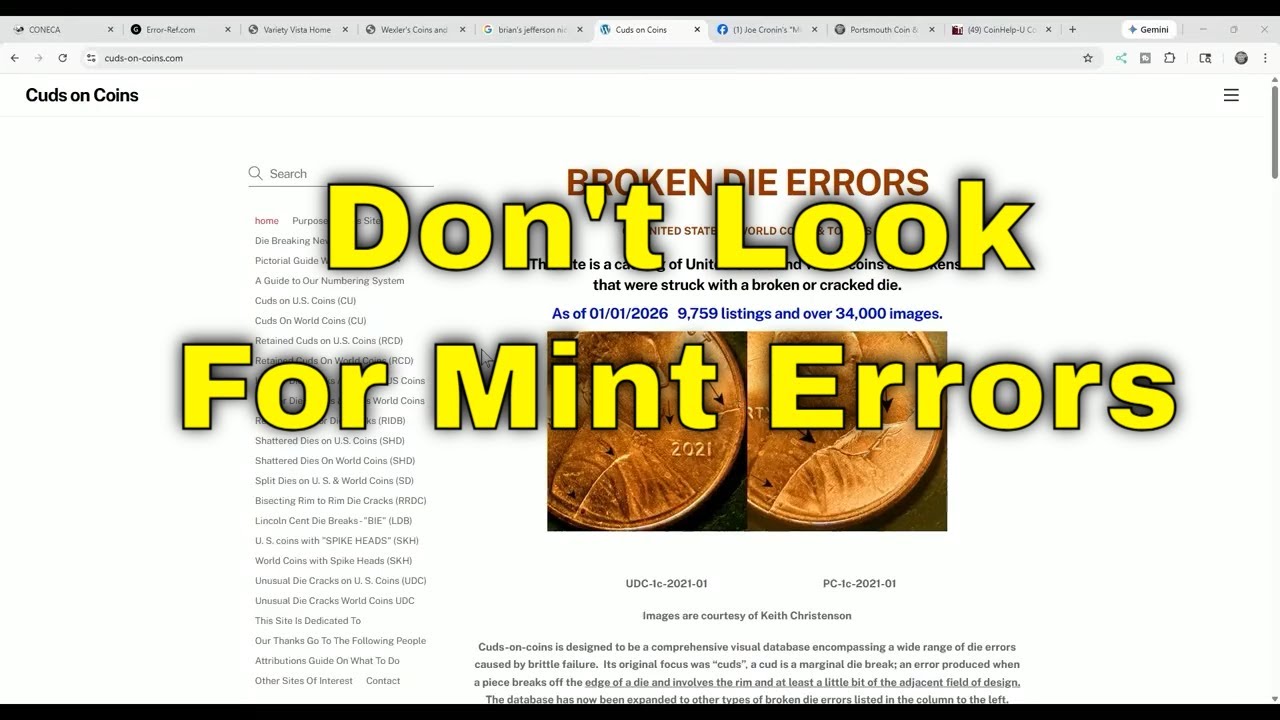 Не ищите монеты с монетными ошибками или с двойным штампом, пока...