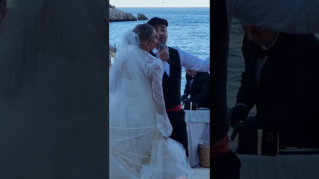 Wedding Destination Italy - Scopello Tonnara - Sicily - violinista Artale plays Wrecking Ball