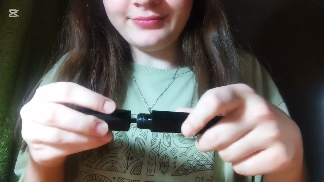 my first asmr video! ❤️ trying to do make up.