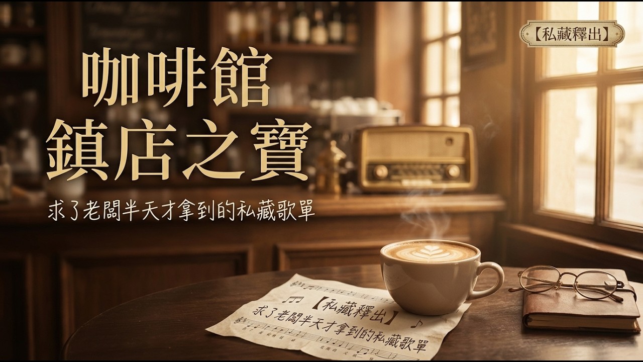 🤫 巴黎老街角咖啡館的「鎮店之寶」｜求了老闆半天才願意分享的私藏歌單｜週末放空・質感居家 BGM