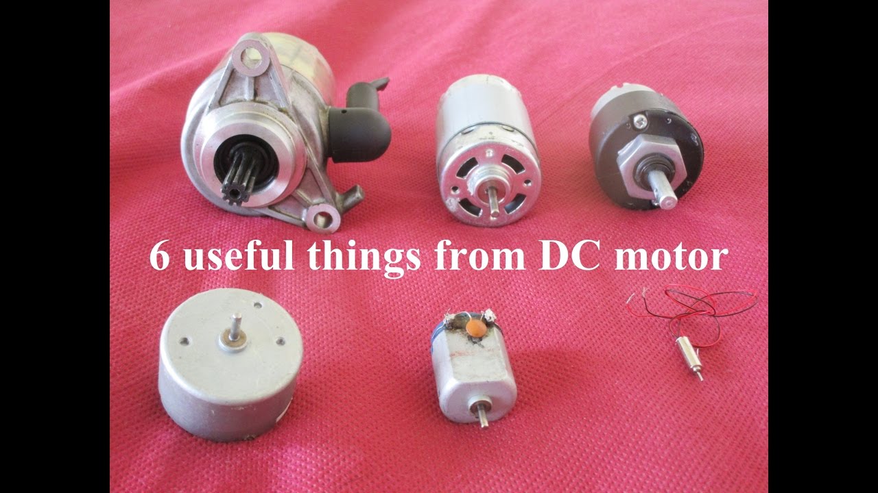 6 Useful things from DC motor - Compilation