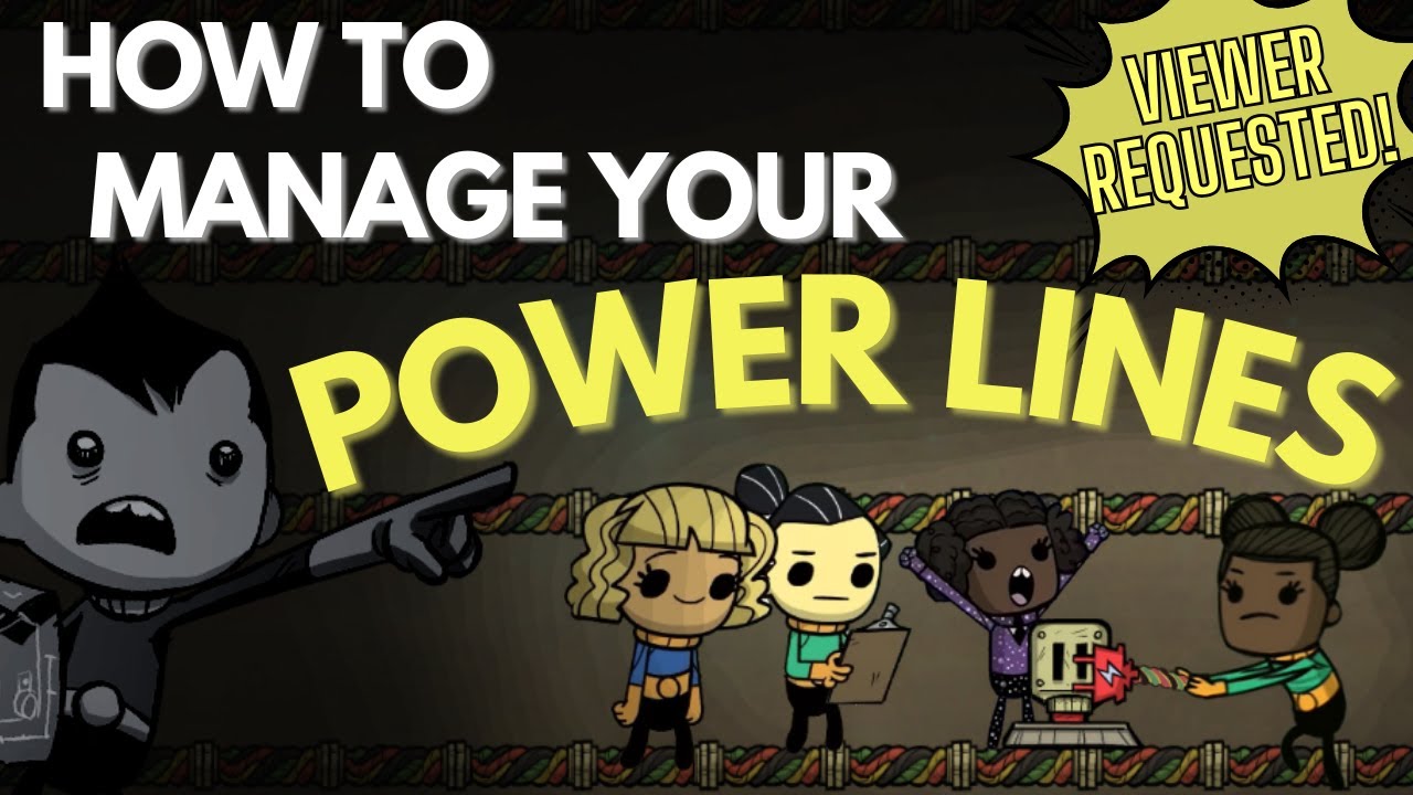 How to Manage your Power Lines in Oxygen Not Included