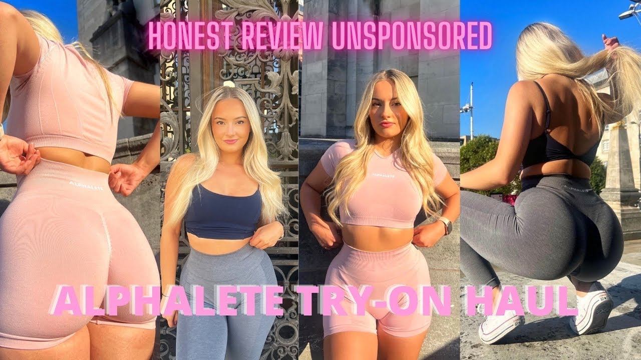 ALPHALETE HAUL 2022 | Примерка + честный отзыв | не спонсируется | примерка леггинсов Scrunch