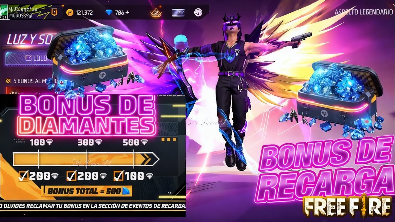 🤑BONUS DE DIAMANTE 💎😱 SOLO HOY💎  LLEGO EL TRAJE LEGENDARIO LUZ Y SOMBRA EN TORRE  EN FREE FIRE