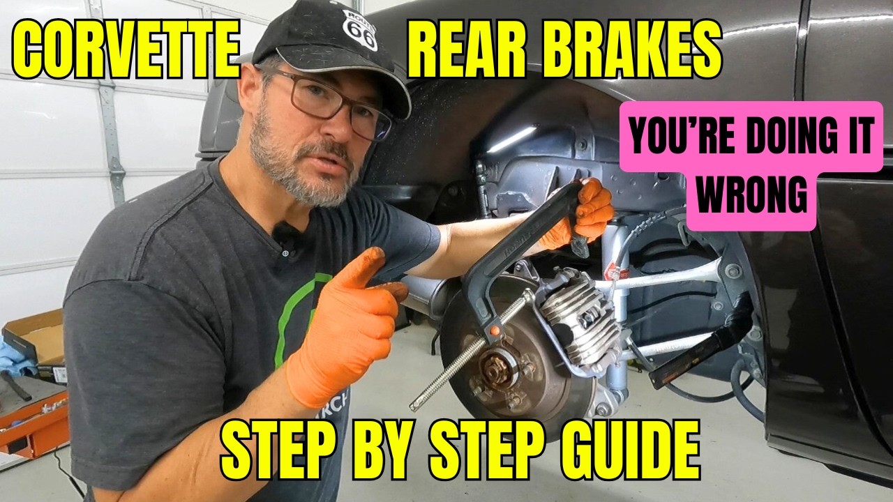 How to change the rear brakes on the 1984-1996 Corvette (C4 rear brakes)