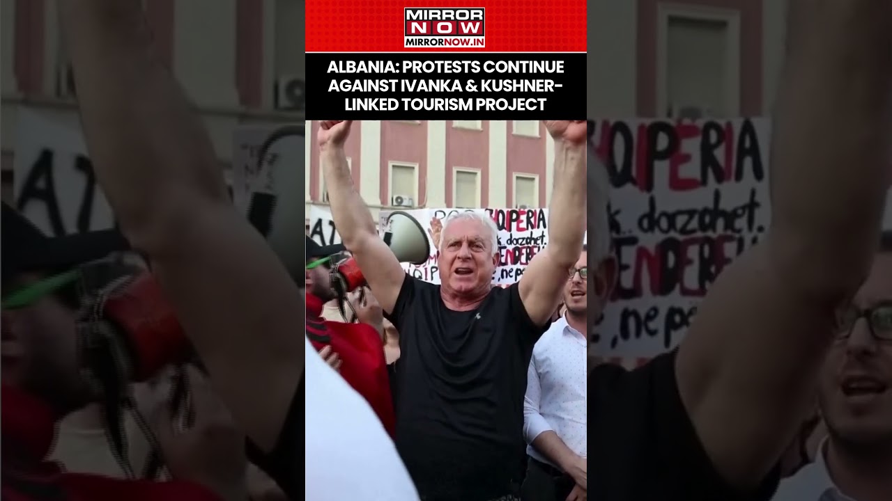 Albania: Protests Continue Against Kushner Over Tourism Project, Demand PM Edi Rama's Resign #shorts