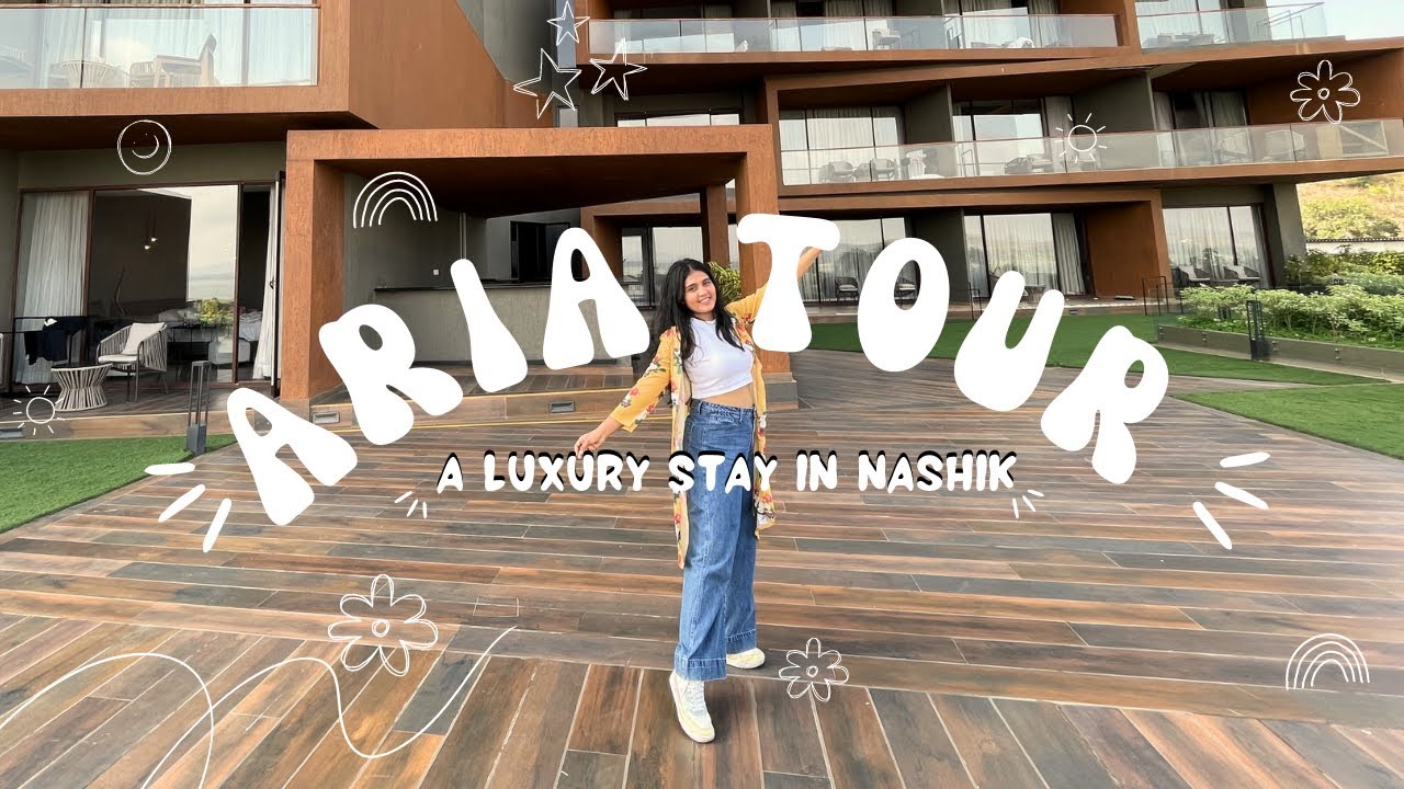 ARIA RESORT & SPA NASHIK| LUXURY STAY | INFINTY POOL #ariaresort #travel  #nashik #tour