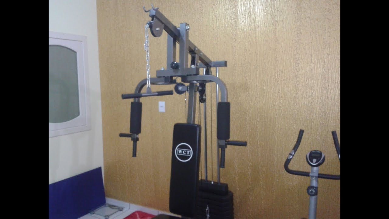 Estação De Musculação Com 80kg WCT Fitness