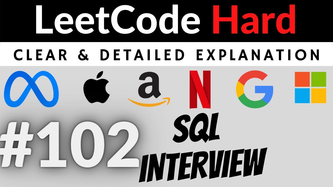 LeetCode Hard 1369 «Вторая последняя активность» Вопрос SQL для собеседования Microsoft с пояснен...