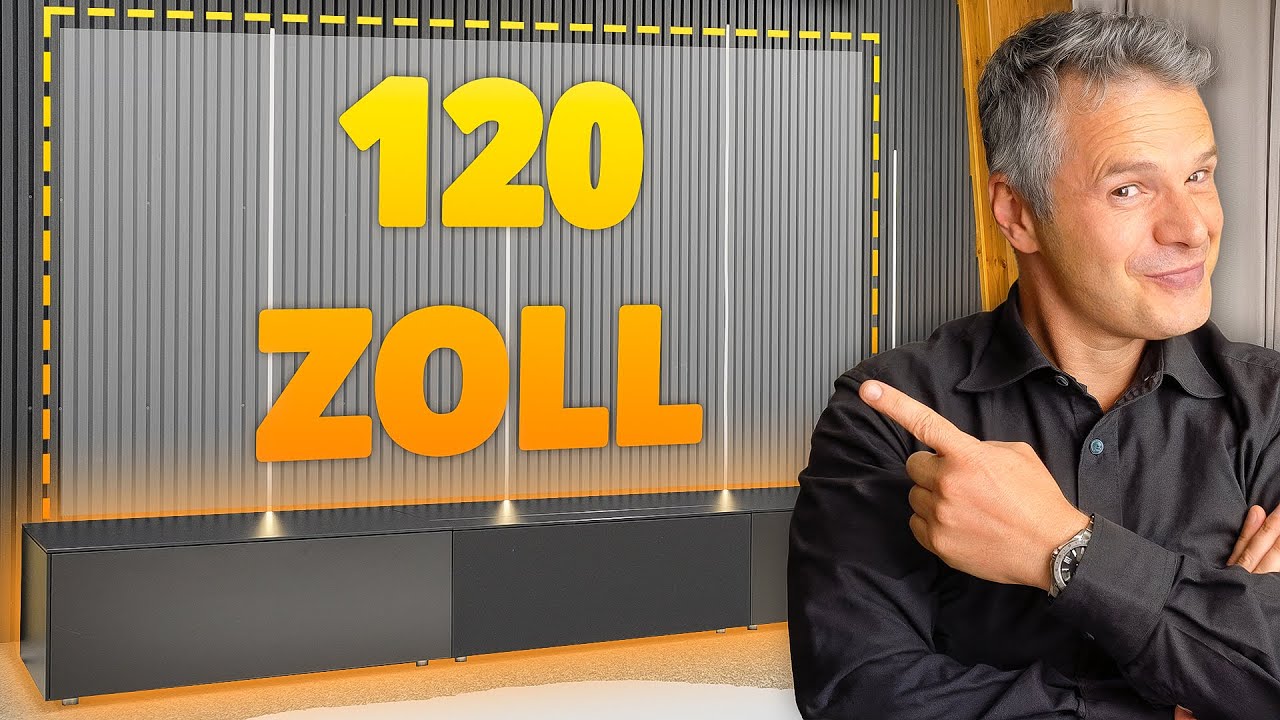 120 Zoll Heimkino im Lowboard versteckt - so geht's!