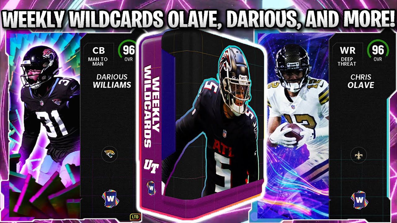 WEEKLY WILDCARDS CHRIS OLAVE, LTD DARIOUS, KWON, AND MORE! | MADDEN 23 ULTIMATE TEAM