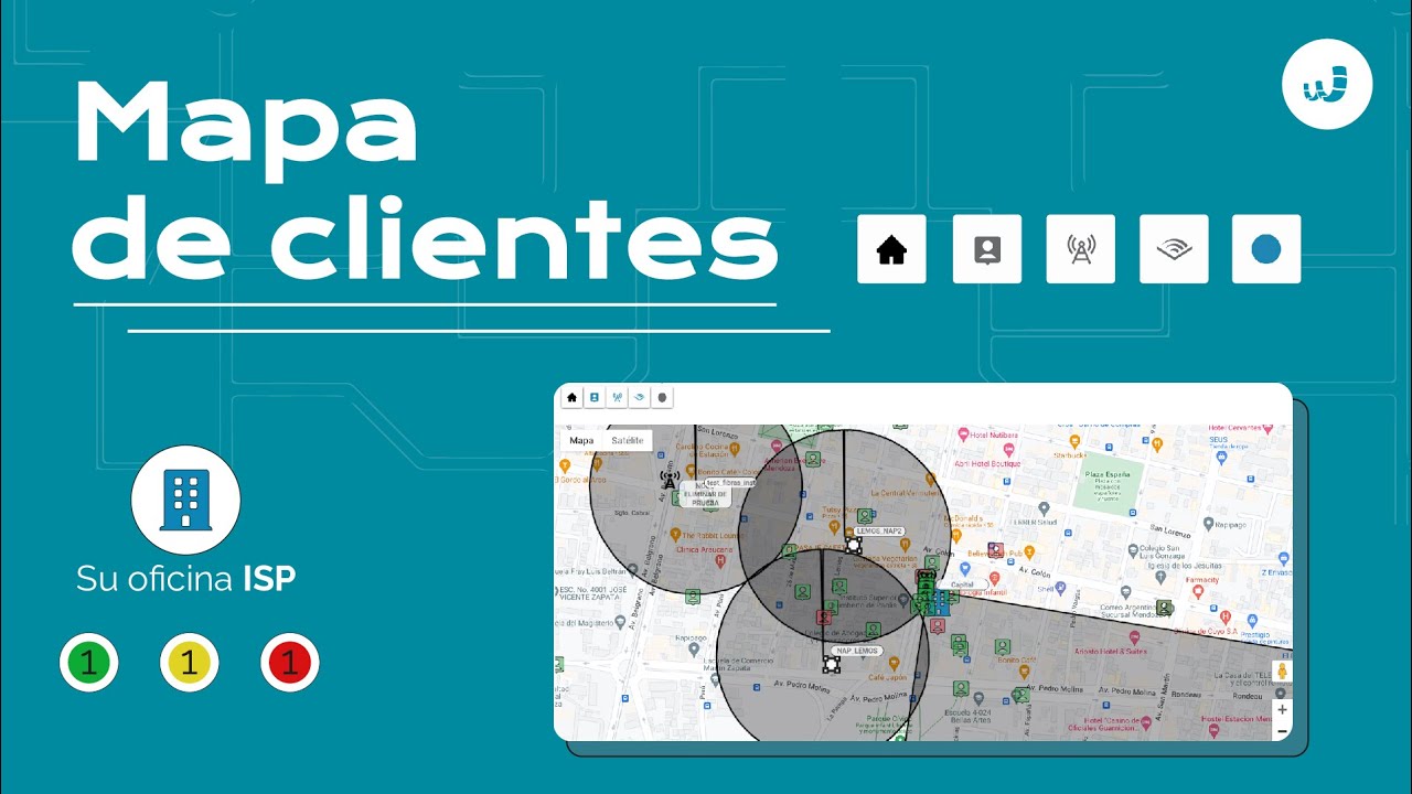 Mapa de clientes