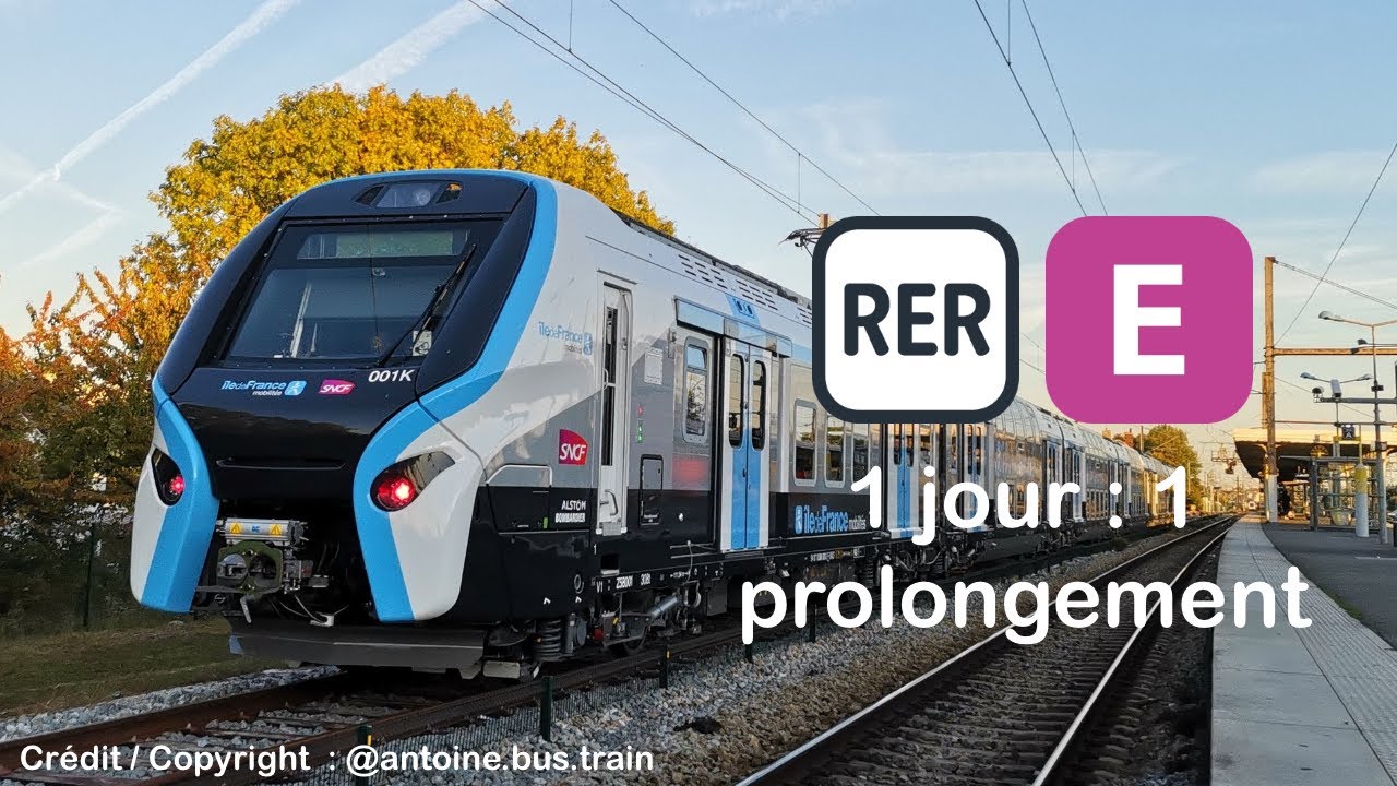 1 jour : 1 prolongement – RER E