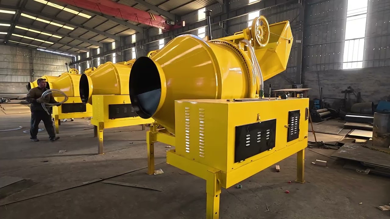 Heavy - Duty Concrete Mixers | From Welding to Shipment
