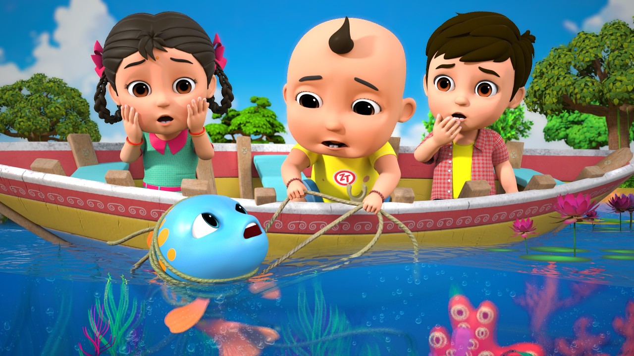 Machli Jal Ki Rani Hai | मछली जल की रानी है | Popular Hindi Rhymes - Zappy Toons