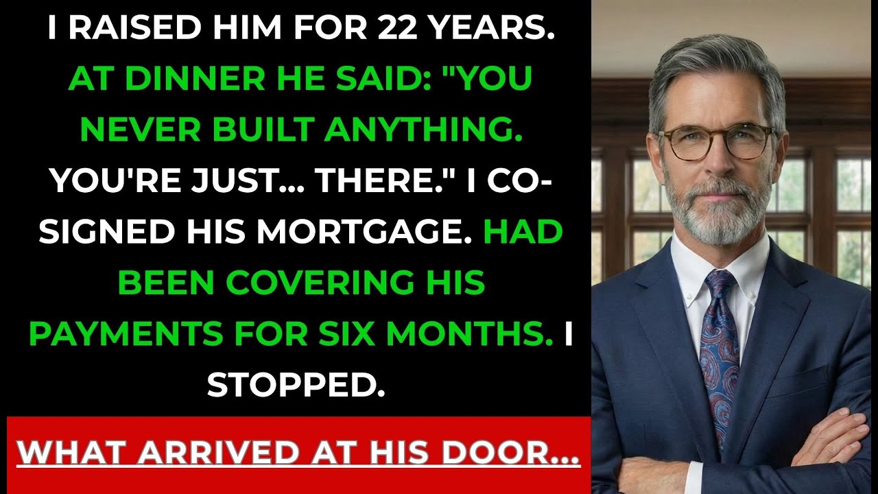 At Dinner, My Stepson Called Me a Loser — So I Skipped His Mortgage Payment
