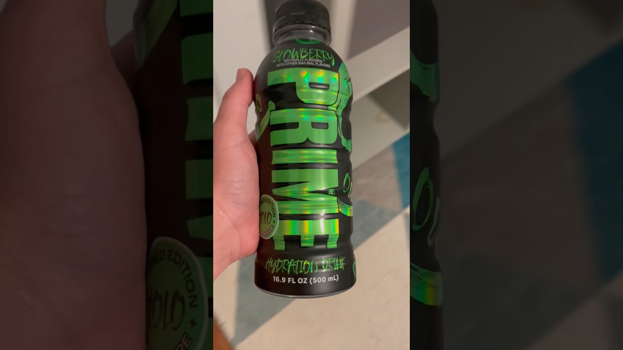 Ultra rare glowberry prime 😮#ultrarare #drinkprime #trending #hydrationdrink