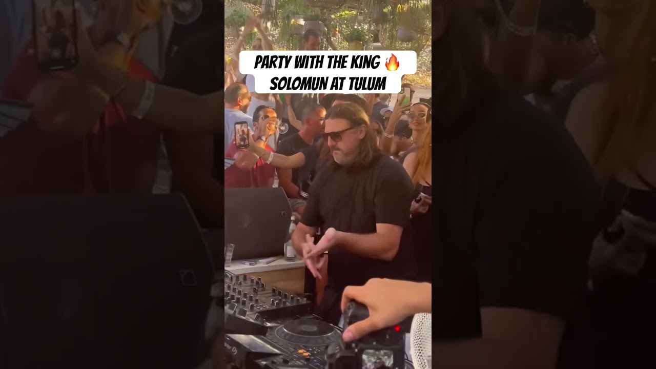 Party with the King 🌴🔥 SOLOMUN at Tulum