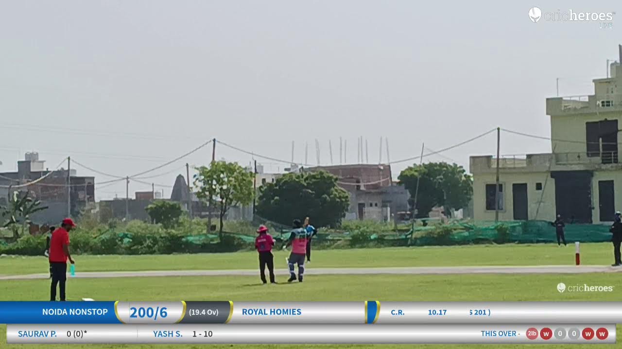 Live Cricket Match | Royal Homies vs Noida Nonstop | 02-Sep-23 06:50 AM 20 | RCCP CHAMPIONS TROPHY 4