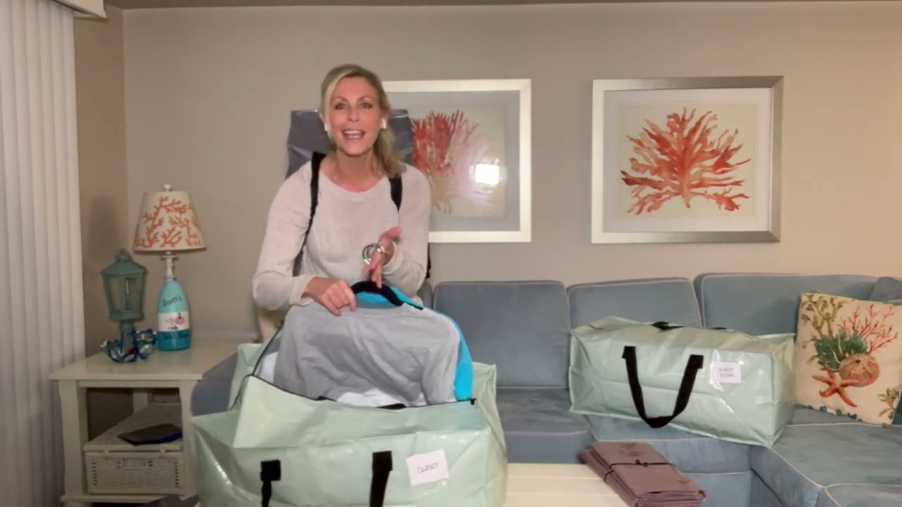 Durasack Set of 2 Large Collapsible Moving Storage Bags on QVC