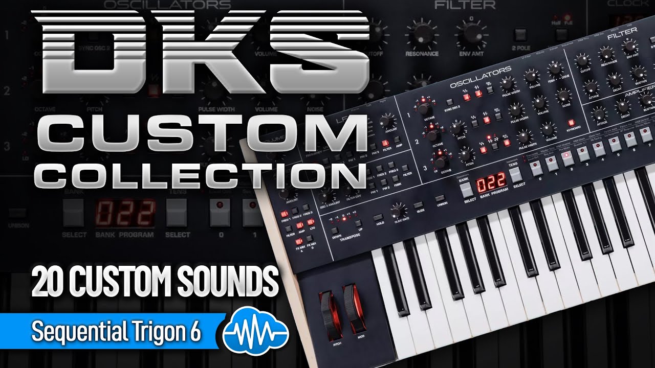 SEQUENTIAL TRIGON 6 ♫ 20 пользовательских звуков ► DKS CUSTOM COLLECTION