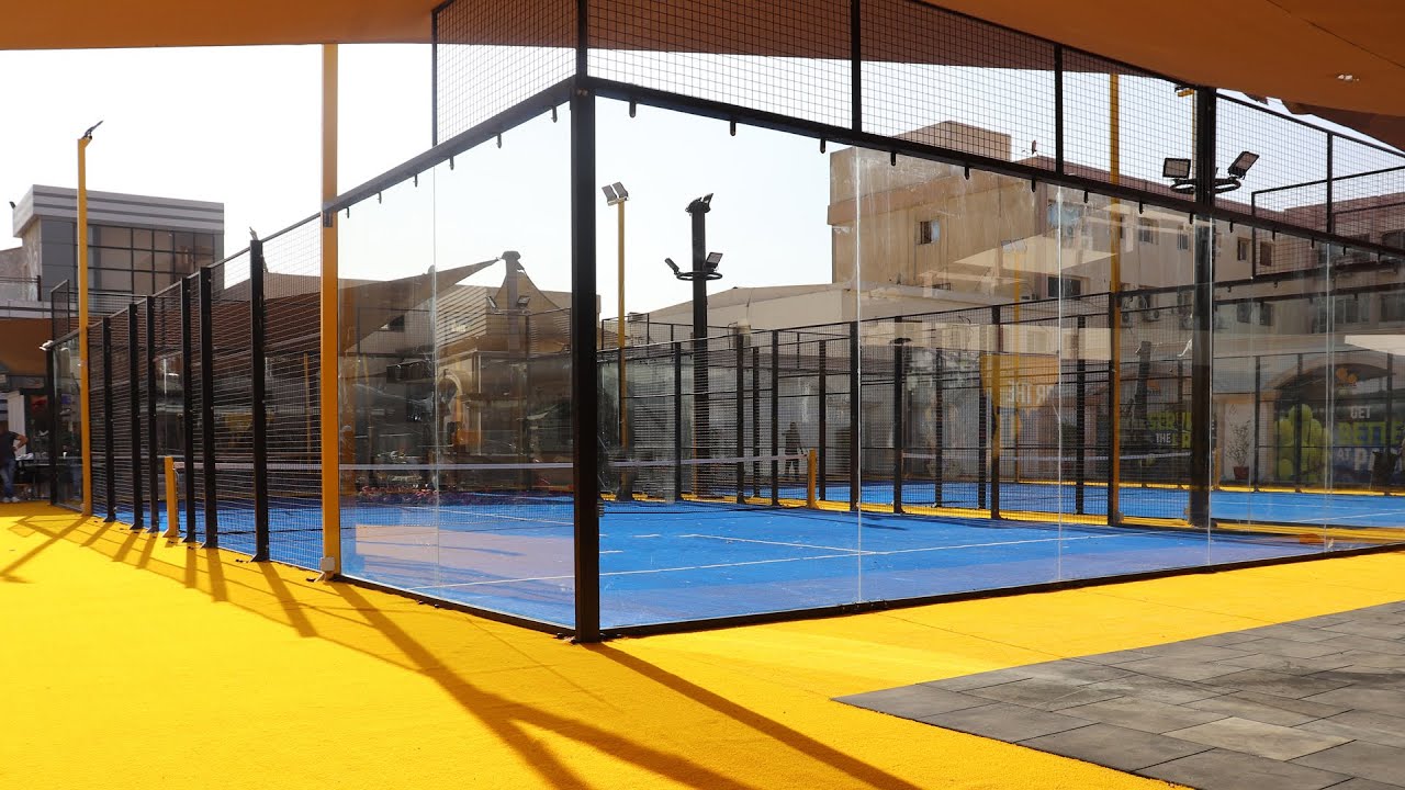تركيب ملعب تنس بادل ( padel court )