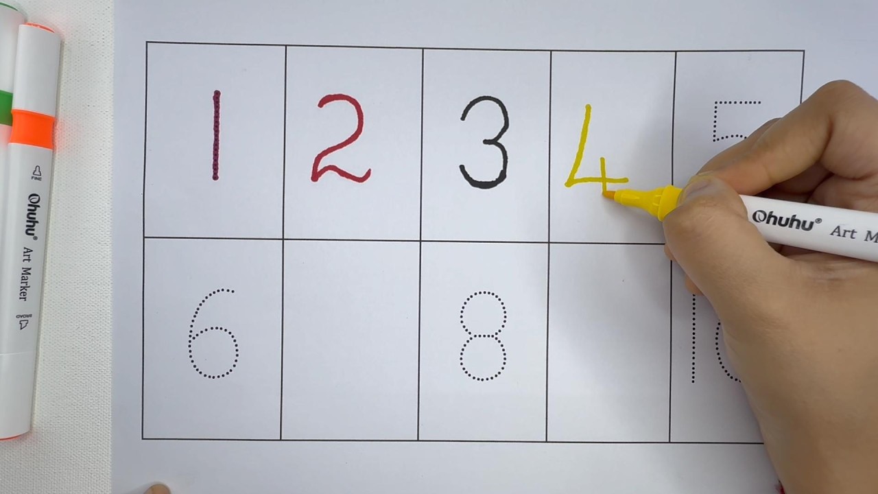 Missing Numbers 1–8 Tracing 🔢✍️ | Find the Numbers | Miniminds Learning