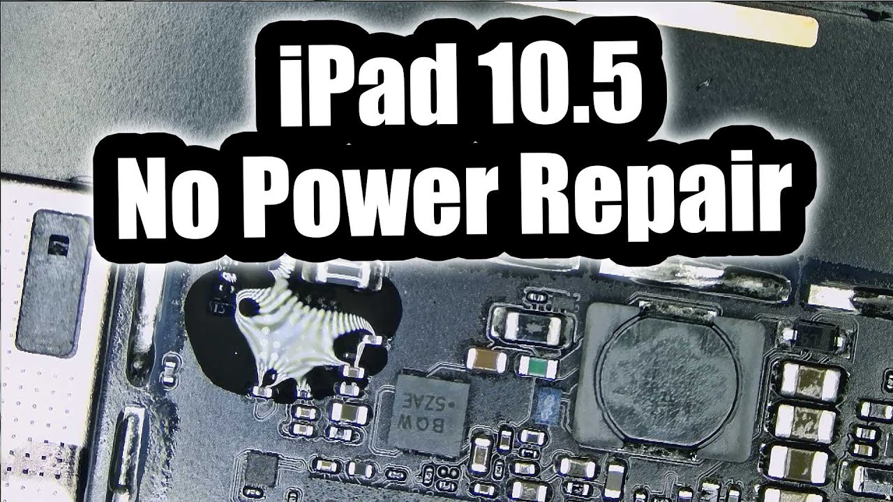 iPad 10.5 Urgent Repair. Won't charge or power on.