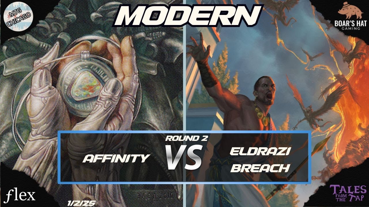 Affinity VS Eldrazi breach  [MTG Modern Round 2]