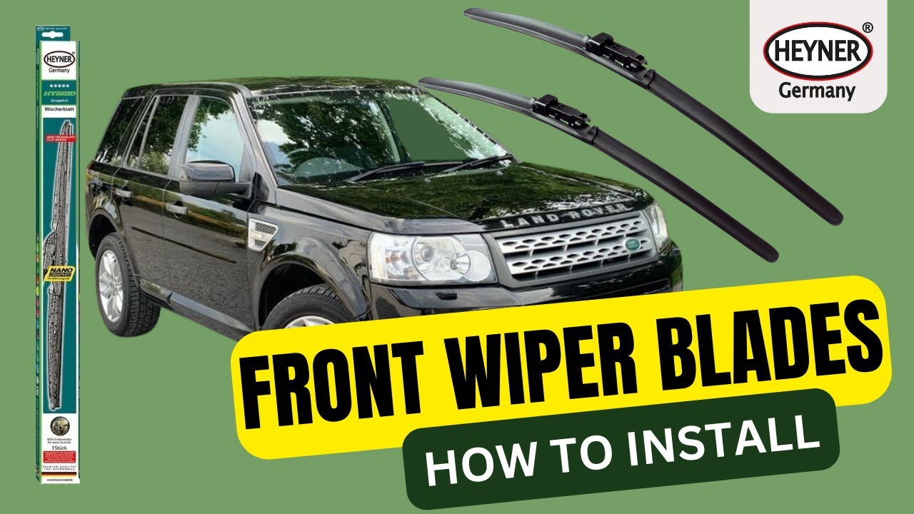 How to Install Wiper Blades On Land Rover Freelander Mk2 2008-2015 Wipers Replacement