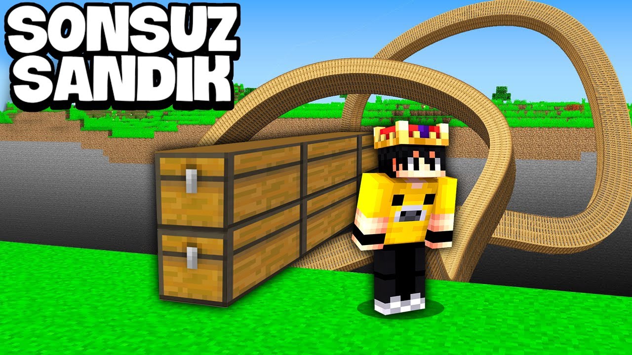 Minecraft'ta SONSUZ SANDIK İLE SALAK KARDEŞİMİ TROLLEDİM!!
