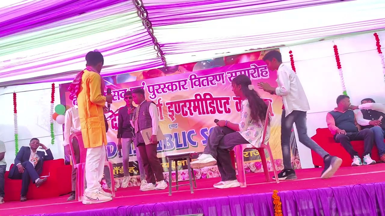 नेता जी का इंटरव्यू (नाटक) - Performed by Class 9th Student's