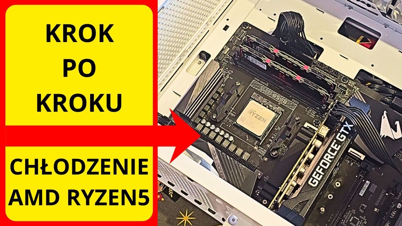 Jak Zamontować I Wymienić Chłodzenie Na Procesorze AMD, Montaż Radiatora Ryzen 5 AM4 BOX AMD, FT530