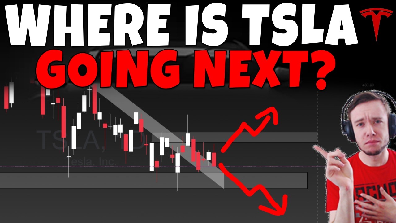 Акции TSLA &mdash; куда дальше пойдут акции TSLA? 450 или 350 долларов?