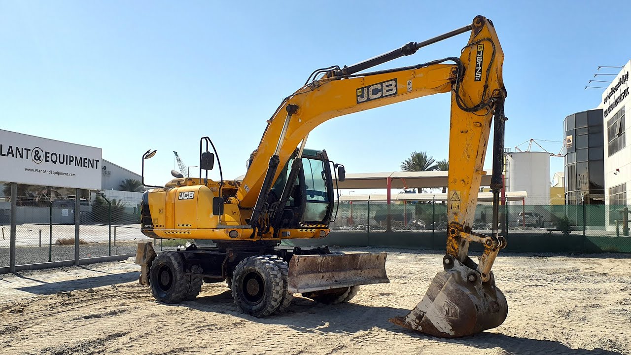 2017 JCB JS175 Wheeled Excavator | P&E Auctions