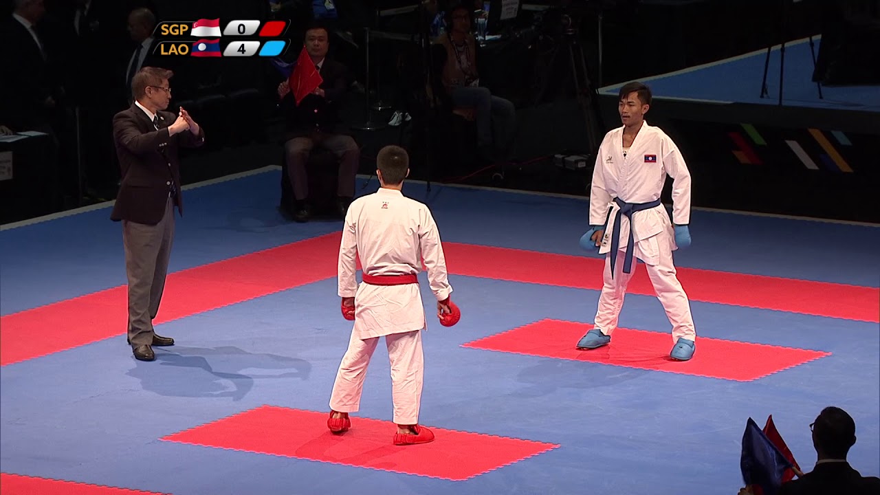 KL2017 29th SEA Games | Karate - Men's Kumite ↓55kg PRELIMINARY | 23/08/2017
