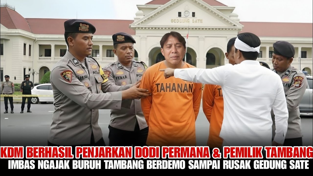 TEPAT HARI INI !! DODI PERMANA DIPENJARAKAN,USAI RUSAK GEDUNG SATE!?KDM NGAMUK PROSES HUKUM