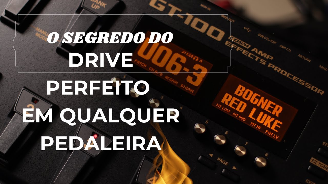 O SEGREDO DO TIMBRE DE OVERDRIVE DOS SONHOS EM QUALQUER PEDALEIRA!