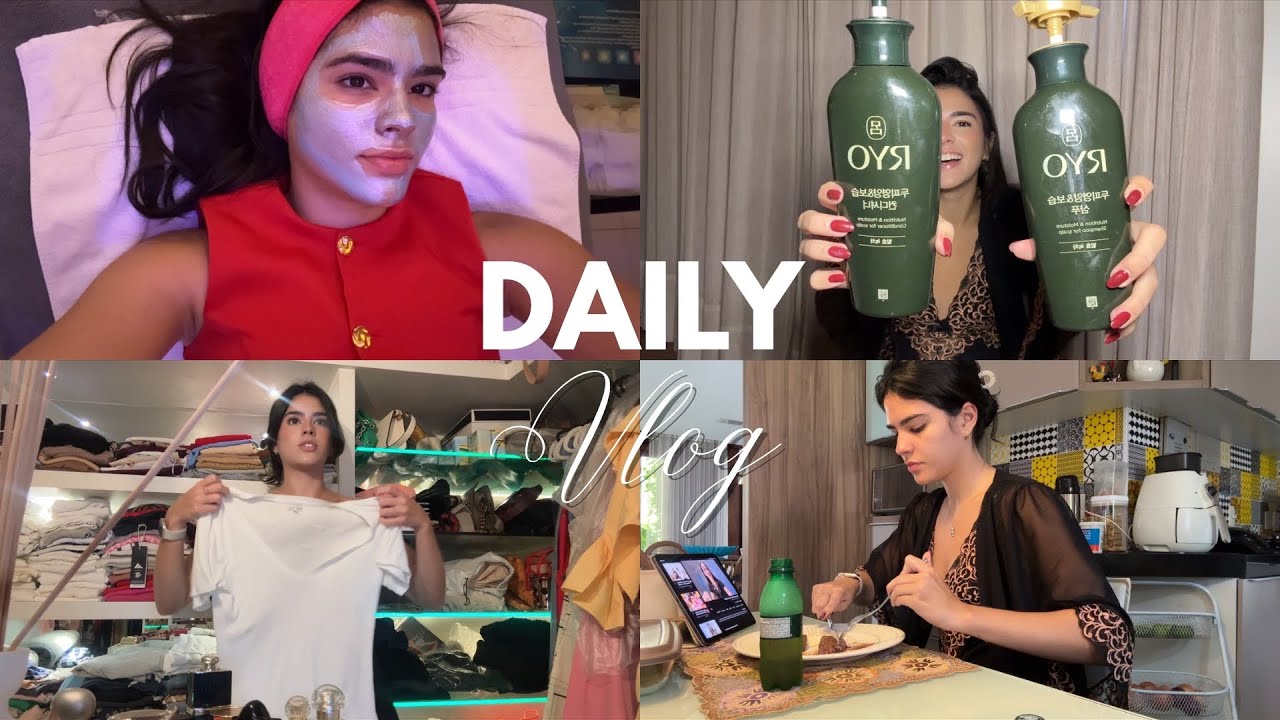 daily vlog:fazendo laser no rosto,leituras de janeiro,compras e cuidados com meu cabelo