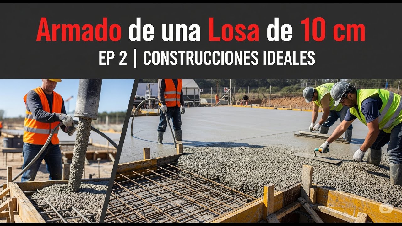 Armado de una Losa de 10 cm | Ep 2 | CONSTRUCCIONES IDEALES
