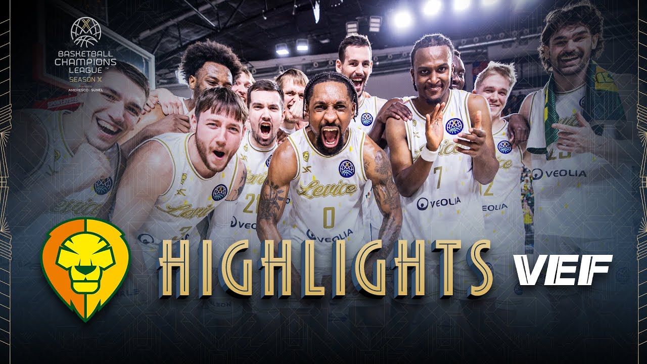 Patrioti Levice v VEF Riga | Highlights | #BasketballCL 2025-26
