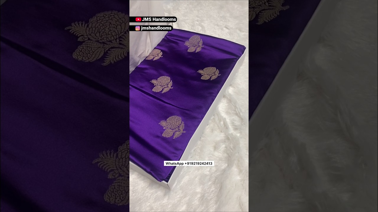 Mashru Silk Banarasi Saree | banarasi saree | @JMSHandlooms #viral #shorts